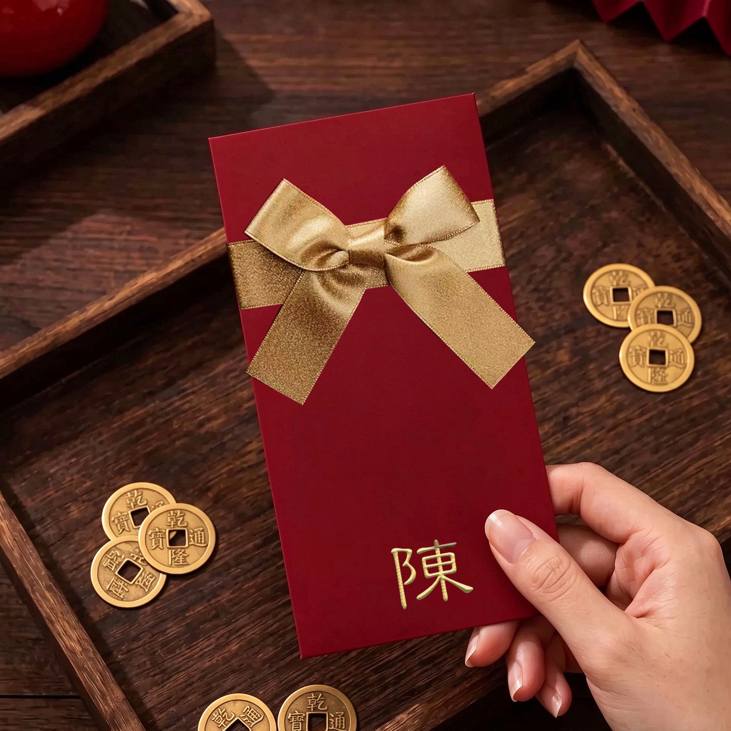 百家姓氏红包中国姓氏结婚利是封定制烫金豪横创意新年过年红包