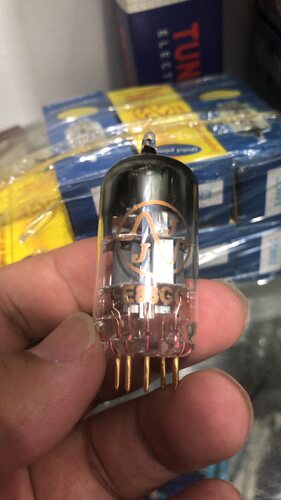 全新捷克斯洛伐克jj金脚电子管