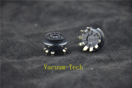 原装韩国进口九脚电路板管座适用6DJ8/6922/12AU7/12AX7/ECC88等