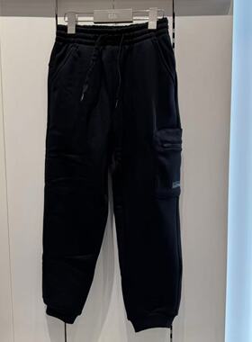 斯凯奇儿童2025新款男童女童针织运动裤休闲裤工装裤P425B021