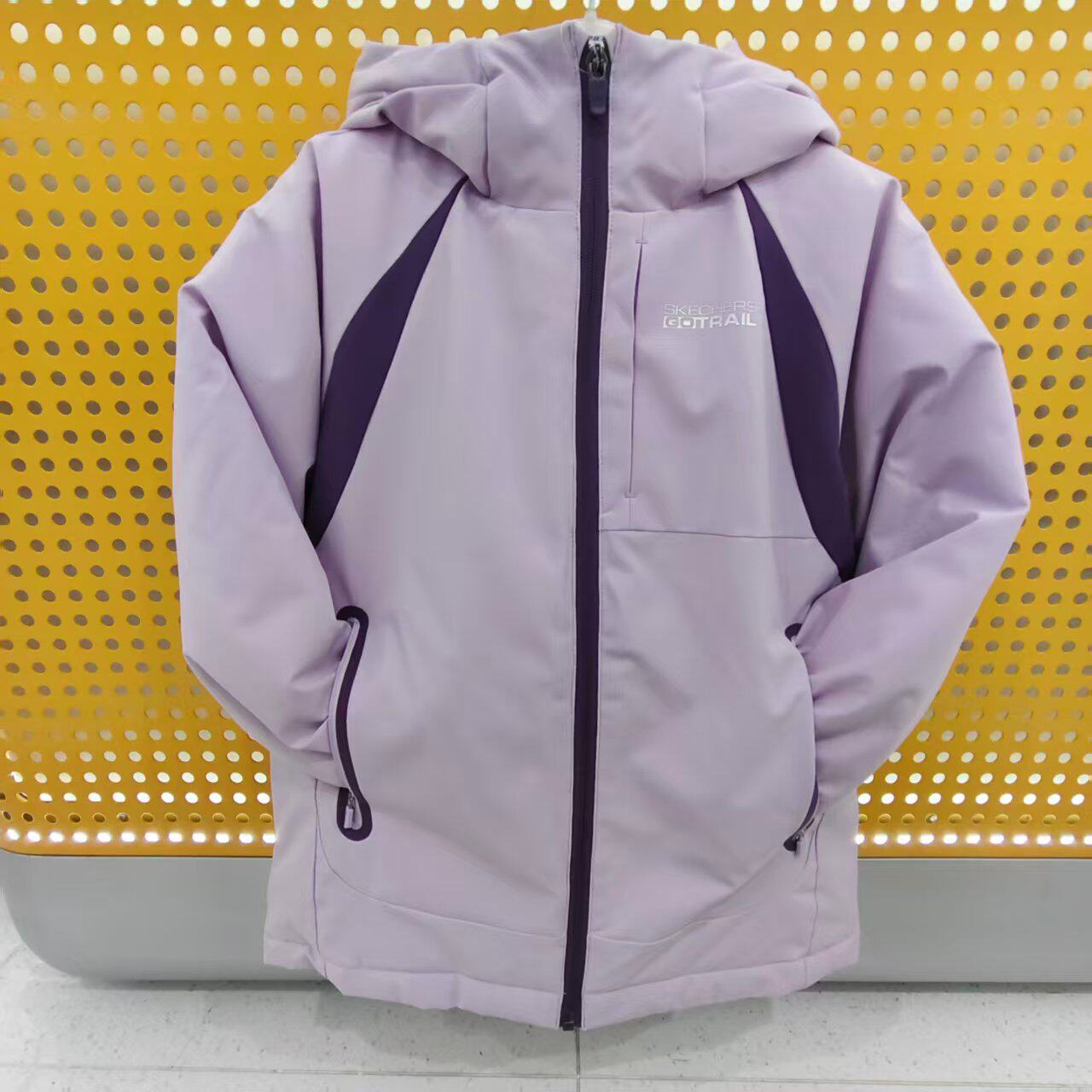 斯凯奇儿童2026冬季三合一梭织新款女童时尚休闲羽绒服P426G021