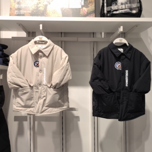 斯凯奇儿童25冬季 哆啦A梦系列男童保暖防水立领外套L425K094 新款