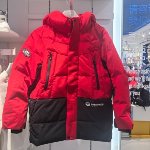 斯凯奇儿童25冬季新款滑雪系列男童运动休闲加厚羽绒服P425B027