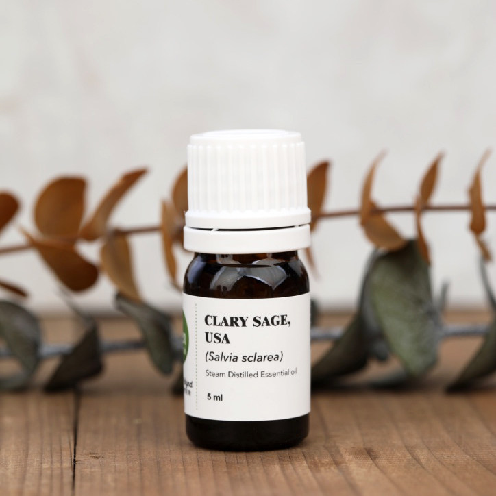 eden有机法国快乐鼠尾草单方精油5ml芳疗护肤调香定香薰经期放松