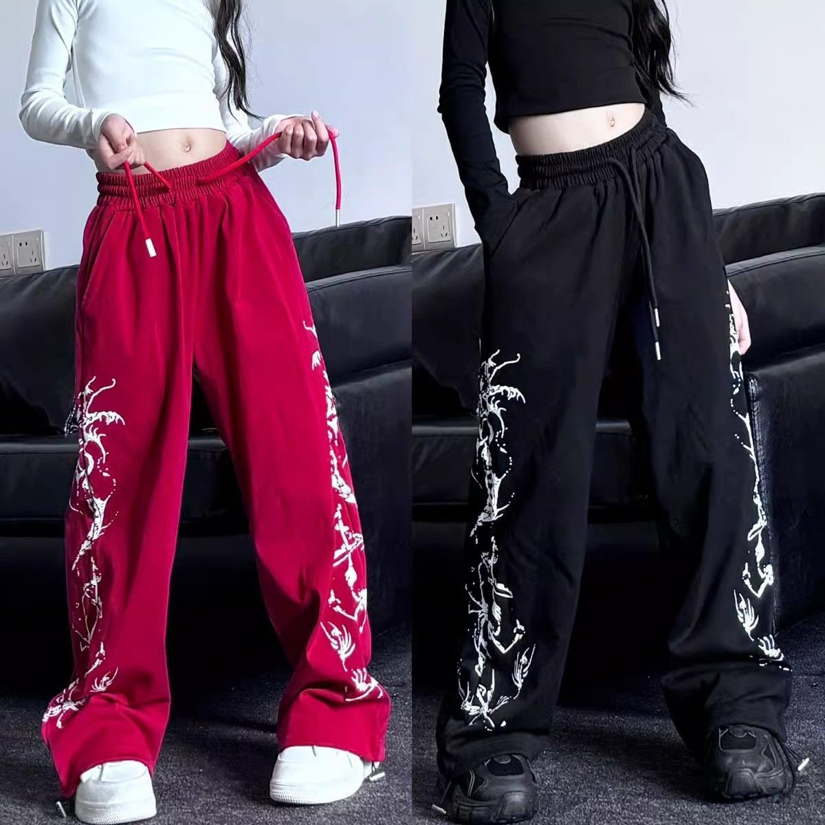 童装2025春秋季男女童嘻哈街舞宽松纯棉卫裤儿童帅气爵士舞裤子,童装/婴儿装/亲子装,裤子,淘宝优惠券,粉丝福利购,淘宝优惠卷