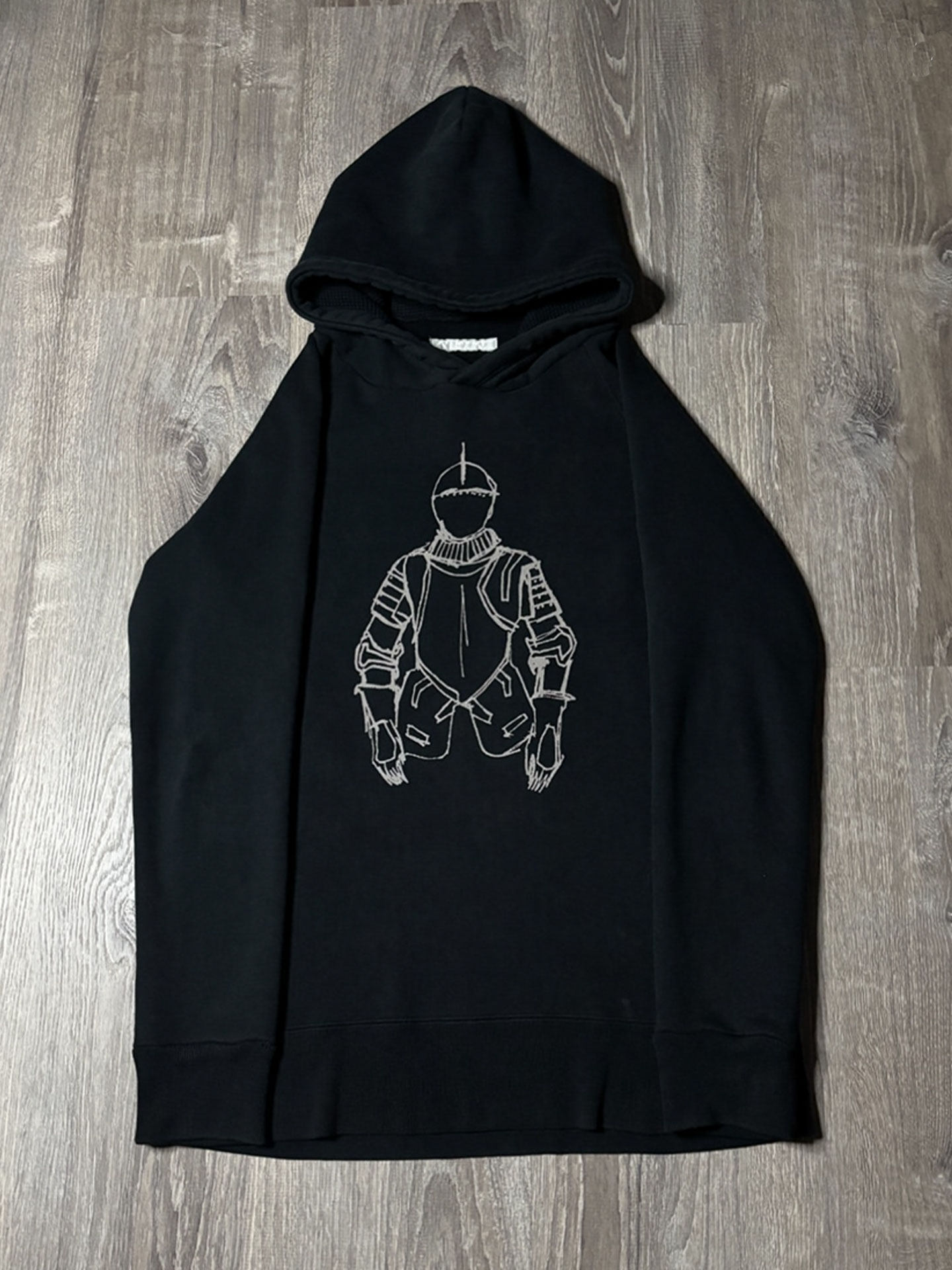 thumbnail for Number(N)ine style AW00 knighthoodie knighthoodie hooded jumpover sports sweatshirt