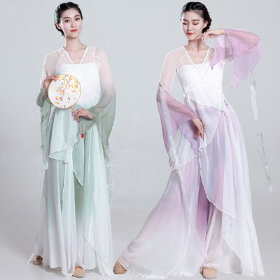 古典舞蹈服女飘逸身韵纱衣古风仙