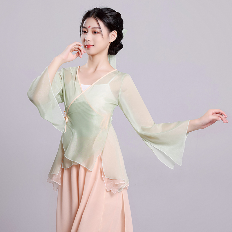 2022雪纺仙气中国舞蹈服图片