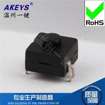 YT-1212-213F台灯手电筒开关LG-09B一开一关按钮自锁连接器