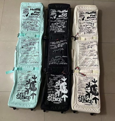 滑雪板包单双板通用带轮可托运分仓防水板包滑雪装备包单双肩背包