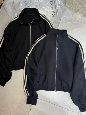 韩伊hanyi正品25秋冬立领双拉链棒球服短外套女百搭洋气上衣