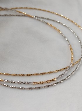 精工福利纯银项圈S925