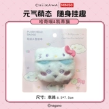 MINISO Jiikawa Sanrio, плюшевый значок в форме головы, милый значок в мультяшном стиле