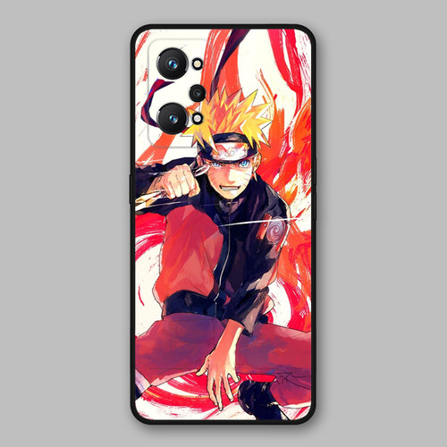 适用真我GTneo2/v15/x7/v13/q3/q2pro硅胶火影忍者漩涡鸣人手机壳