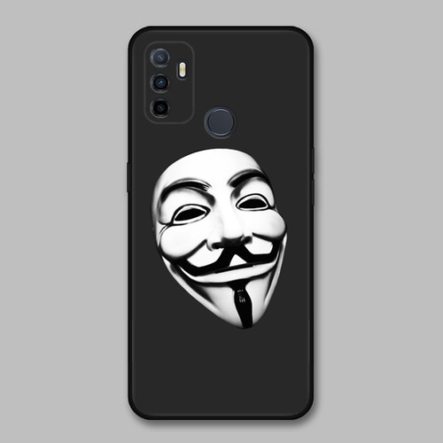 适用OPPOA11s/A95/a93s/a92s/a55/A32个性V脸男面具男款潮手机壳