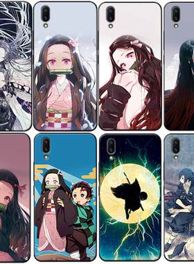 适用vivoS6壳手机套z6全包边x9plus硅胶y67/v5软日系动漫鬼灭之刃