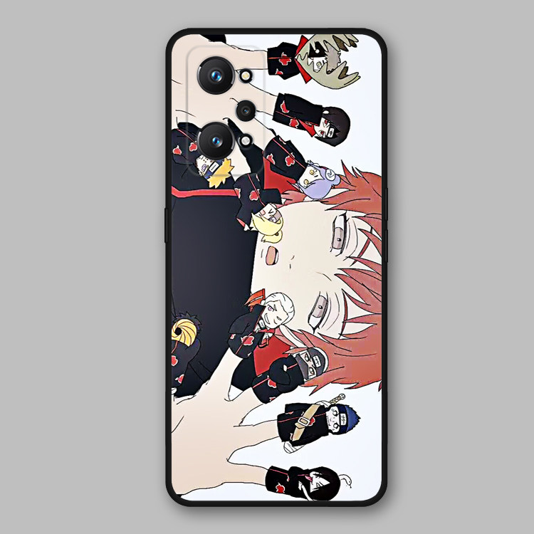 适用真我GTneo2/v15/x7/v13/q3/q2pro软火影忍者晓组织成员手机壳