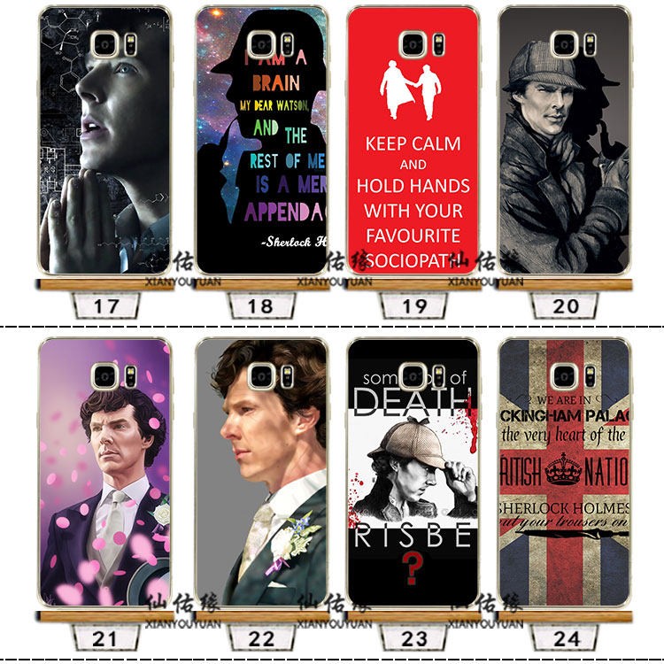 s7适用于edges8手机壳玻璃镜面note9福尔摩斯plus神探夏洛克J7Pri