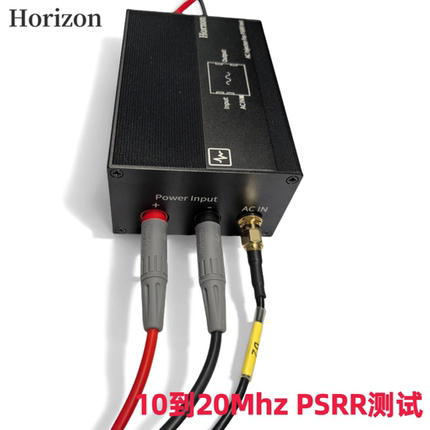 LDO PSRR纹波抑制比测试10~20Mhz正弦波注入模块替偏置扰动J2120A