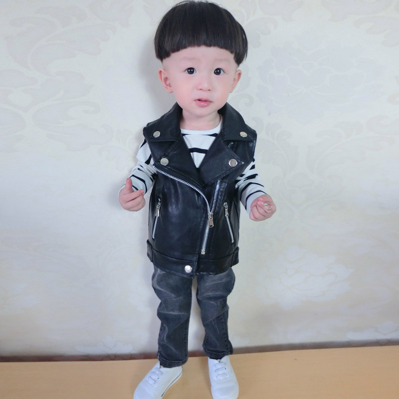 Gilet enfant en cuir - Ref 2069247 Image 1