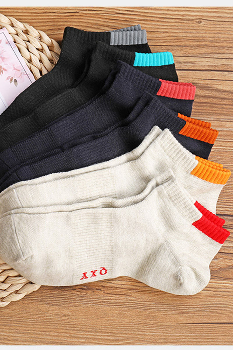 Socks mens low top thin cotton copper ion antibacterial deodorant sweat absorption breathable summer business sports leisure mens socks