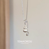 s925纯银实心葫芦项链女新中式 吊坠 高级感小众轻奢锁骨链精致时尚