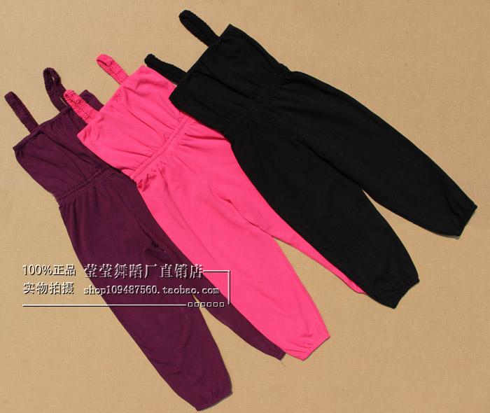团购儿童春秋舞蹈女童吊带练功服