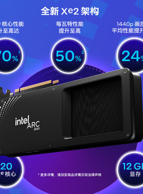 Intel/英特尔锐炫™ 专业版 A60 PRO显卡B580 12G公版A750 8G