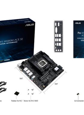华硕/ASUS Pro WS W680M-ACE SE工作站主板12/14代酷睿13代 顺丰