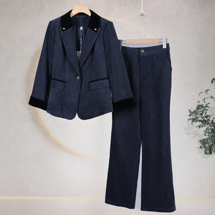 新款 高端职业套装 时尚 套装 气质两件套西装 221秋季