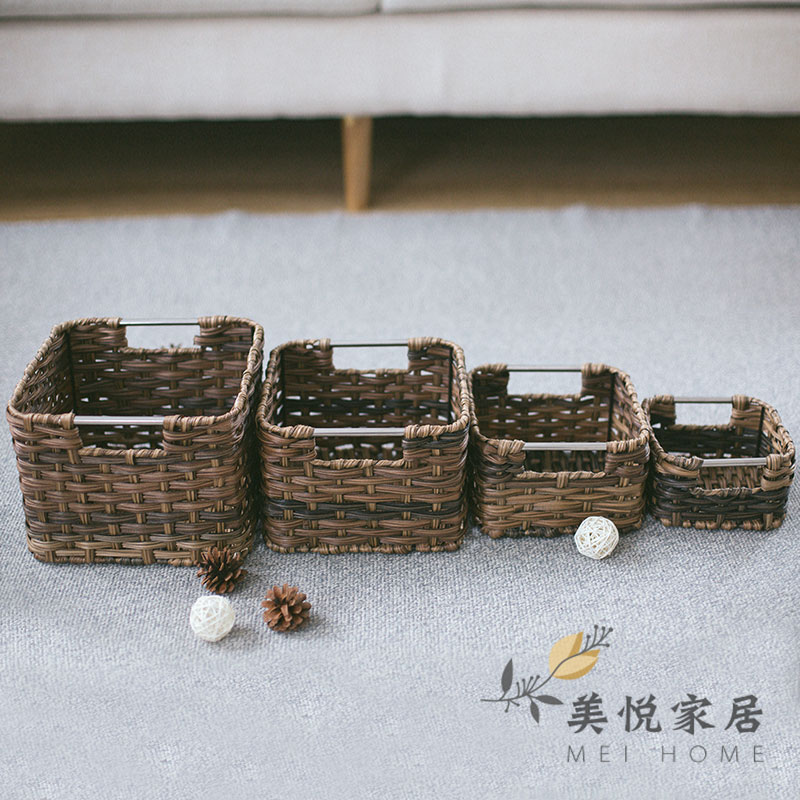 柳编桌面收纳盒藤编收纳筐编织收纳篮整理箱茶几储物框杂物盒箩筐在类目 收纳整理, 家庭收纳用具, 收纳篮, 其他收纳篮中 - 来自Buy2taobao.com提供专业的淘宝代购服务