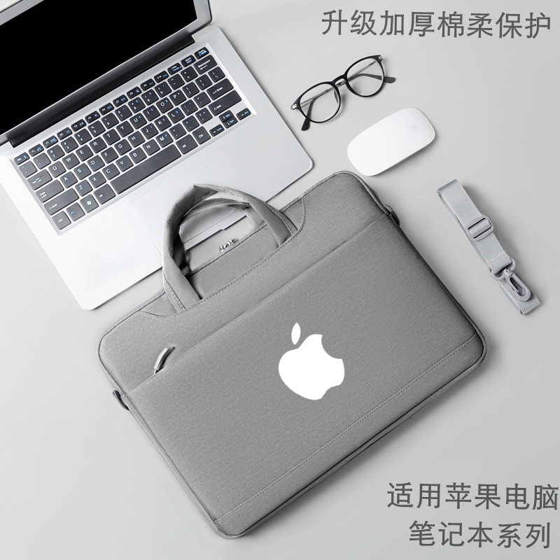 适用苹果MacBook Pro14 Air13.3笔记本电脑包M1手提包Air15单肩包 3C数码配件 笔记本电脑包 原图主图