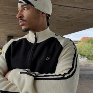 Corteiz长袖毛衣针织欧美恶魔岛UKDRIPDRILL嘻哈说唱休闲保暖