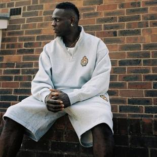 Corteiz卫衣短裤灰色加绒套装UKDRIPDRILL街头