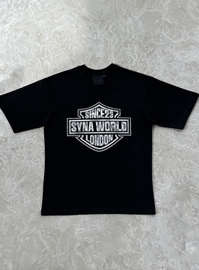 2025新款SYNA World T恤  UK Drill Devil Tee -Black欧码XS-XXL
