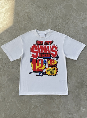 2025新款SYNA World T恤  UK Drill Devil Tee -Black欧码XS-XXL