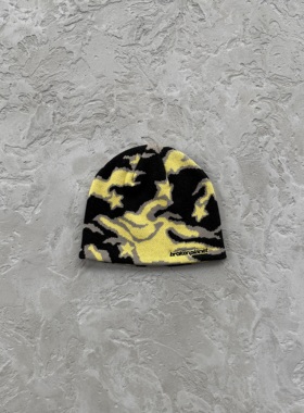 broken planet帽子潮牌bpm冬季保暖套头帽现货字母针织帽毛线帽