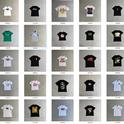 syna 足球速干上衣球衣 字母印花短袖T恤 男女街头欧美