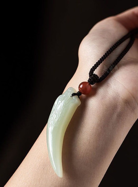 湖绿色平安无事牌吊坠男女款