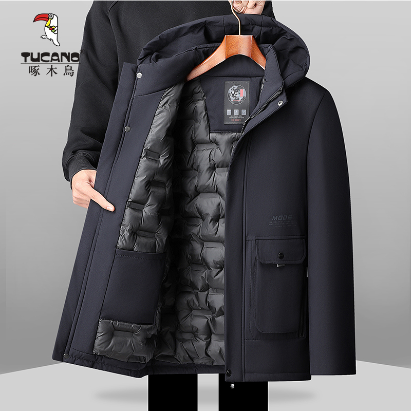 加厚棉衣啄木鸟保暖冬季