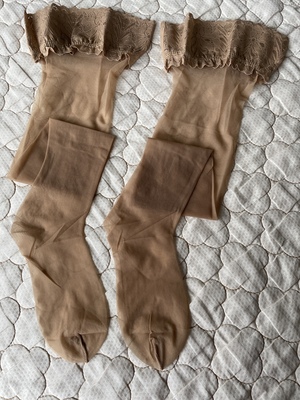 超薄硅胶防滑蕾丝花边防滑长筒袜大腿袜性感高筒袜女士丝袜带脚型