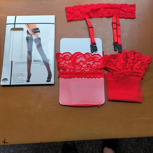 四面吊带镂空免脱趣味过膝高筒带蕾丝花边透明丝滑长筒丝袜防滑