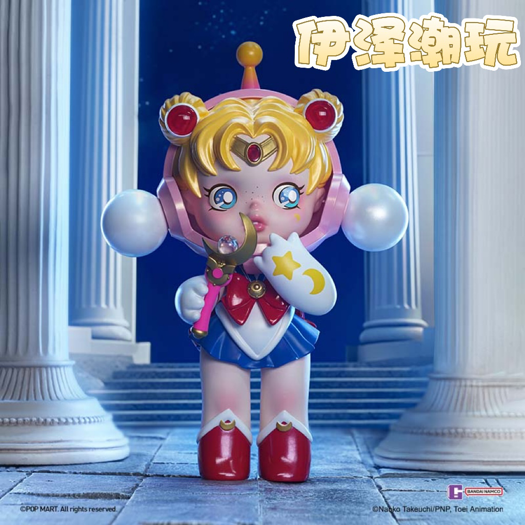 POPMART泡泡玛特SKULLPANDA美少女战士手办娃娃潮流摆件礼物