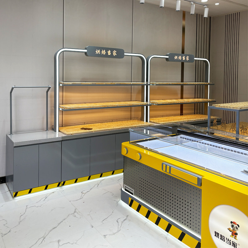 面包柜面包展示柜中岛柜蛋糕店烘焙展柜货架定制糕点柜炒货柜