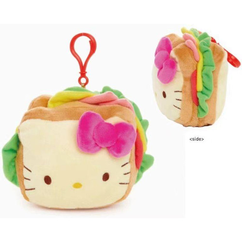 美国正版三丽鸥汉堡kitty挂件
