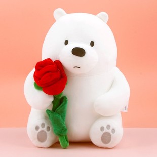 care bears咱们裸熊吧圣诞节毛绒玩偶公仔挂件包挂 韩国代购