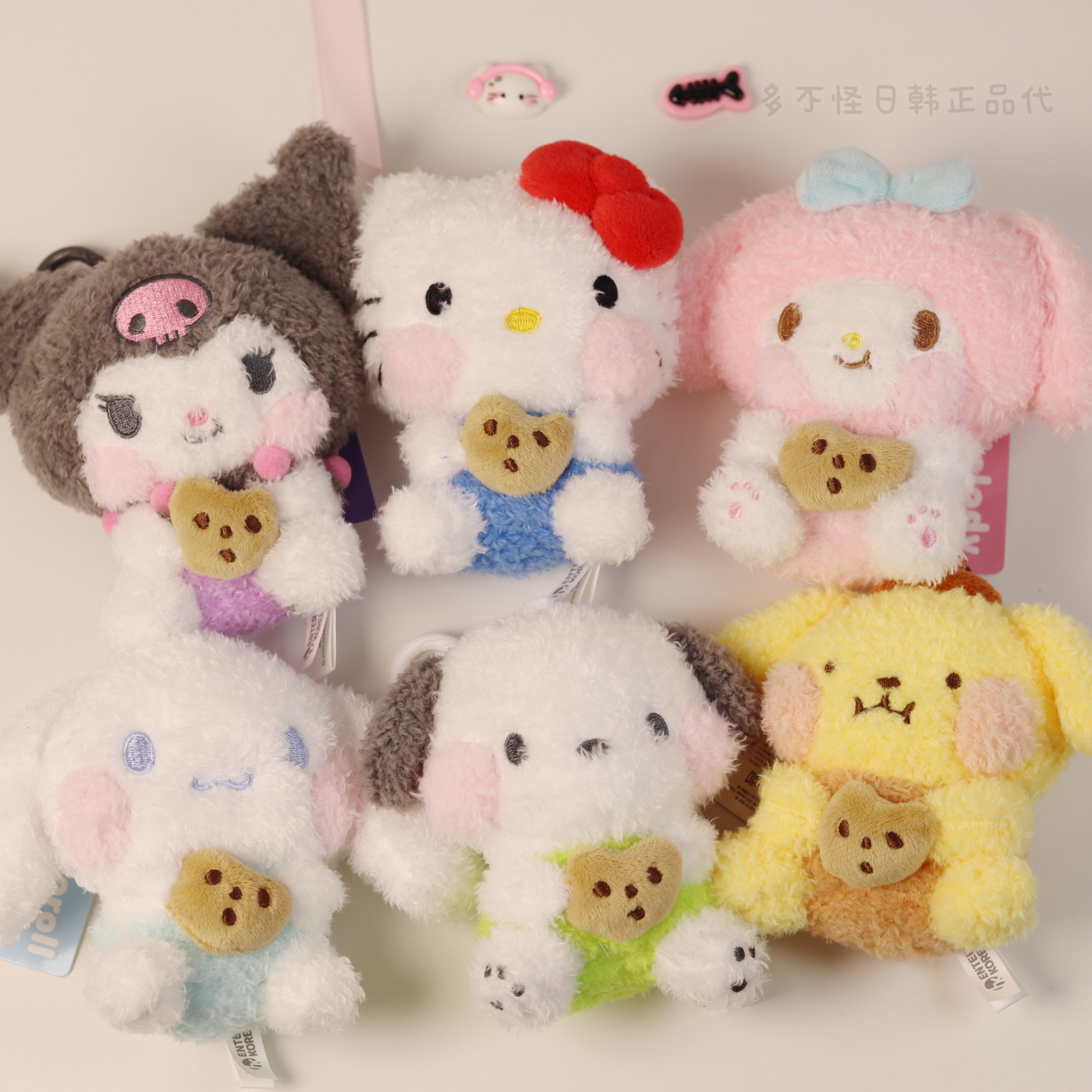 韩国正版三丽鸥饼干kitty挂件