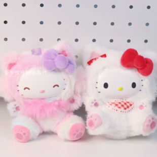 日本三丽鸥nakajima树脂猫咪kitty可爱毛绒玩偶挂件礼物 现货