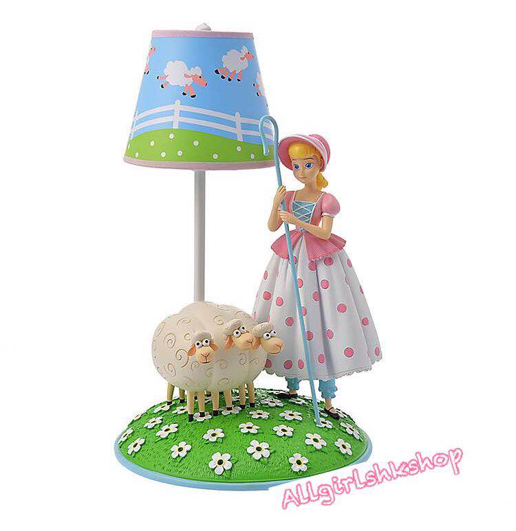 絕版日本迪士尼玩具总动员宝贝牧羊女三头羊树脂灯座