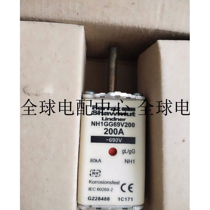释迦自动化法雷ferraz shawmut熔断器NH1GG69V200 NH1 200A 690V
